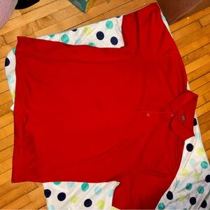 Nike Red Golf Polo Shirt Large